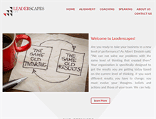 Tablet Screenshot of leaderscapes.com